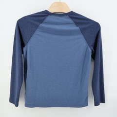 Orvis Classic Collection Raglan Long Sleeve T Shirt Super Soft Men Size M Blue