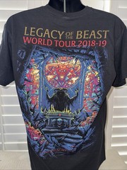 IRON MAIDEN Small 2018/19 LEGACY OF THE BEAST Flight Of Icarus Tour Shirt New