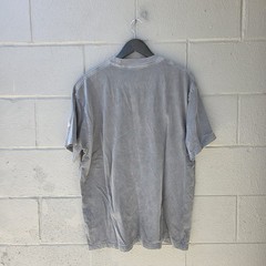 Zach Bryan Distressed Shirt Size Large Gray Official BURN BURN BURN Tour