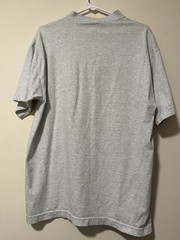 VTG Fruit of the Loom Gray T-Shirt Size Large “NYC” New York City Embroidered