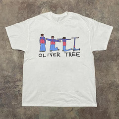 Oliver Tree White Cotton Graphic Shirt Unisex Sizes S-5XL