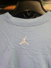 ​Vtg 2005 Jordan 4 Mist Blue Sneaker Sketch Shirt XXL NWT Deadstock AJ4 Concept