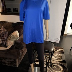 A4 Mens Dri-Fit Workout Running Cooling Performance Crew Jogging T-Shirt – N3142