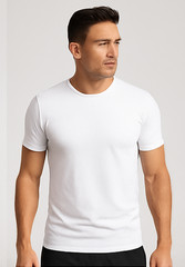 True Classic Men’s Crew Neck T-Shirts 6 Pack Combo Size L New No Tags