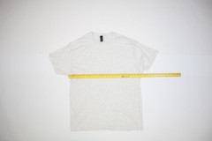 Gildan Light Cotton Blank Short Sleeve Plain Ash Grey T-Shirt Mens XL Lot Of 12