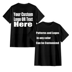 Men’s Personalized Custom T-Shirt Print Your Logo Photo Custom Made Shirt Women√
