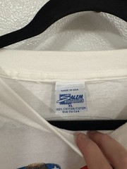 Salem Sportswear Vintage 1990s USA Basketball Double-Sided White Tee XL