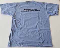 Tusker Export Brewed To Go With The Good Times T-Shirt, Blue, Size XL