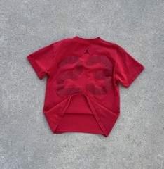 Y2K Vintage Nike JORDAN red jumpman 23 logo basketball cotton t-shirt Men’s Med