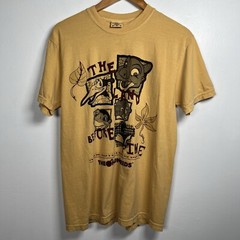 Comfort Colors Men’s Hundred Graphic T- Shirt 100% Cotton Medium Yellow