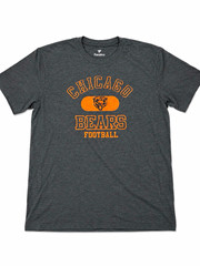 Fanatics Men’s Gray Chicago Bears NFL Graphic Logo Cotton Crew Neck Tee XL