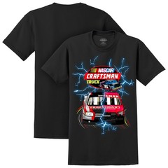 Craftsman Truck Series Lightning Racing T Shirt Tri Blend Fan Tee Black