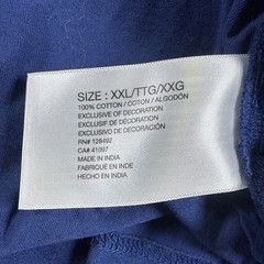 Greg Norman Mens XXL Blue Pocket T Shirt Embroidered Logo Short Sleeve