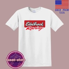 Edelbrock Racing Men’s Black Navy Blue White Size S-5XL