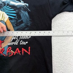 Keith Urban Get Closer World Tour 2011 Black T Shirt Mens XL Fruit of the Loom