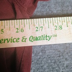 Carhartt K87 Pocket T-Shirt Men’s 2XL Tall Burgundy Loose Fit Heavyweight…