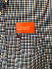 Burberry Brit Blue Dress Button Down Shirt Mens Size: L Casual Formal Work