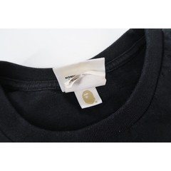 A Bathing Ape T-Shirt Mens Small Black Baby Milo Graphic Short Sleeve Streetwear