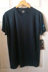 SPYDER MEN’S ASL426NV NAVY FITTED LOUNGE WEAR T-SHIRT, SIZE L