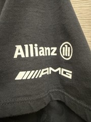 Mercedes Benz AMG Petronas Black Formula 1 Team T-Shirt Mens Size Large