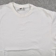 Kirkland Signature Select Mens XL White Combed Cotton Crewneck T-Shirt 4186