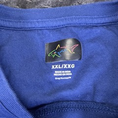 Greg Norman Mens XXL Blue Pocket T Shirt Embroidered Logo Short Sleeve