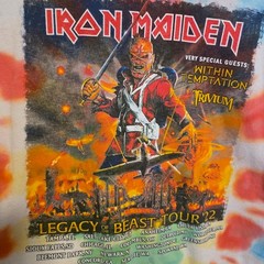 Iron Maiden Legacy of the Beast Tour 2022 Double-Sided Band Tee