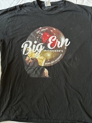 Kingpin Big Ern McCraken’s Bowling Academy T Shirt Size XL