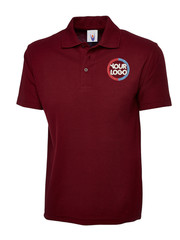 Custom Embroidered Polo Shirt Uneek UC101 Personalised Workwear Poloshirt T