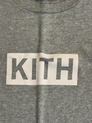 Kith classic box logo Shirt Size XL Used grey heather