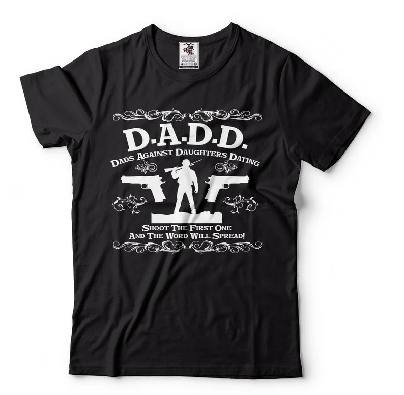 Dads Against Daughter Dating Shirt Funny Dad Tee Father’s Day Gift Tshirt