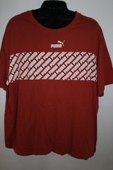 PUMA BURNT ORANGE S/S T-SHIRT SZ:4XL 4X NWT