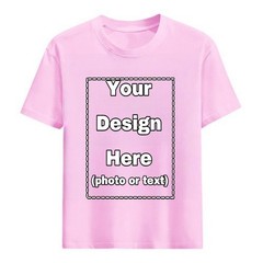 Custom Adult T-Shirt – Front & Back Print with Your Image – Personalized Design