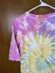 Vintage Santa Monica California Pier T Shirt Tie Dye Unisex Adult Size Small