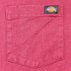 Dickies Red Pocket T Shirt Mens 2XLT Big Tall Short Sleeve Tee