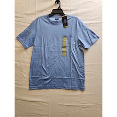 Greg Norman Mens Blue Cotton Short Sleeve Pocket T-Shirt Relaxed Fit Medium NWT