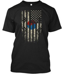 South Korea Us Flag T-Shirt Made in the USA Size S to 5XL