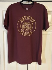 Bayside Tigers Saved By The Bell Retro 80s 90s teen sitcom graphic tee size L