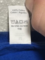 Fruit of The Loom Urban Air Graphic T-Shirt Blue Size Medium Short Sleeve Men’s