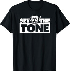 Set The Tone Bulldog Hockey Grit Graphic T-Shirt