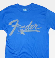 Men’s T Shirt -Fender Music Tees-Guitar -Rocker Dude -NEW