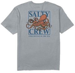 Salty Crew Ink Slinger Classic Short Sleeve T-Shirt – Relaxed Fit Soft Spun Cott