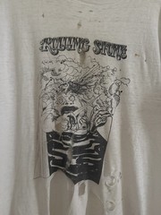 Vintage Ralph Steadman Rolling Stone 1972 Thrashed Faded Distressed Shirt Large