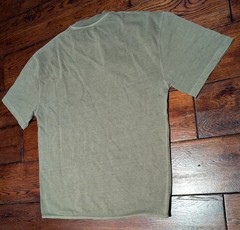 Yeezy Season 3 Heavy Knit Oversized Military Green T-Shirt KW3M100-101 – S – NWT