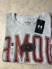 Under Armour Men’s ARMOUR Graphic T-Shirt Gray 2XL XXL New With Tags NWT