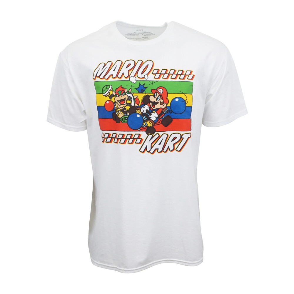 SUPER MARIO KART T SHIRT OFFICIAL LICENSE T SHIRT