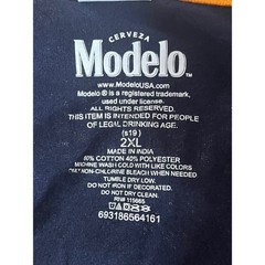 Modelo Especial Tank Top Mens 2XL Colorblock Lion Logo Navy Blue Red Gold Shirt