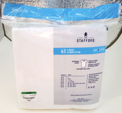 Stafford T Shirt Dry+Cool V-Necks Blended Cotton LARGE 4Pack
