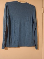 Nike The Nike Tee Dri-FIT Men’s Blue Graphic Crew Neck Long Sleeve T-Shirt M