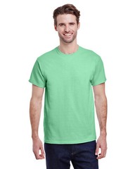 Gildan G500 Adult Mint Green S T shirt Heavy 5.3 oz 100% Cotton Verde camisa